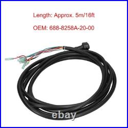 5m/16ft 10 Pin Main Wire Harness Extension Cable 688-8258A-20-00 For Outboard