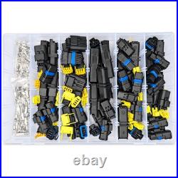 60pcs Male & Female FCI Sicma Car Automotive Waterproof Connector Kit Assortment