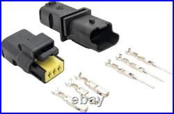 60pcs Male & Female FCI Sicma Car Automotive Waterproof Connector Kit Assortment