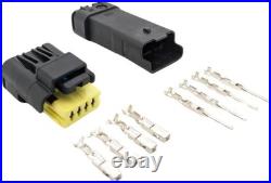 60pcs Male & Female FCI Sicma Car Automotive Waterproof Connector Kit Assortment