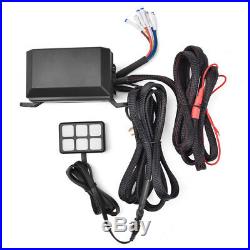 6 Button Switch Panel Relay Module Wiring Harness Kit for LED Off Road Light Bar