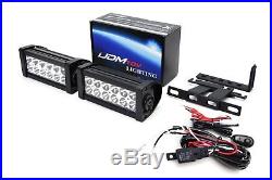 72W CREE LED Fog Light with Bumper Mounting Bracket, Wirings For 10-14 Ford Raptor