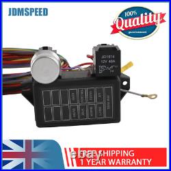 8 Circuit Wire Harness Universal Fuse Wire Harness Kit Fit Muscle Car Truck