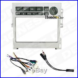 95-7605A Aluminum Car Stereo Double Din Radio Install Dash Kit & Wires for G35
