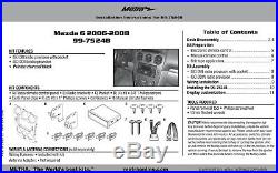 99-7524B Single & Double Din Radio Install Dash Kit for Mazda 6 Car Stereo Mount