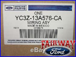 99 thru 01 F250 F350 Super Duty Ford 4 & 7 Pin Trailer Tow Wiring Harness Plug