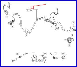 AUDI Q7 4M Tow Hitch Wiring Harness Genuine 4M0971124H