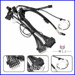 A set Headlight wiring harness Plug Assembly With AFS FOR 2006-2009 Benz W219