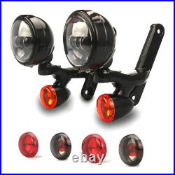 Auxiliary Spot with Wiring Harness Turn Signal light for Harley street glide 06-22