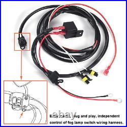 Auxiliary Spot with Wiring Harness Turn Signal light for Harley street glide 06-22