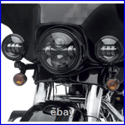 Auxiliary Spot with Wiring Harness Turn Signal light for Harley street glide 06-22