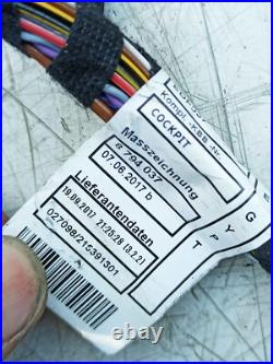 BMW F30 330e 2016-2018 Instrumental Panel Dashboard Wiring Harness Wire 8794037