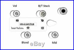 Bartolini HR-4.6AP/918 Pre-Wired 3 Band EQ Active/Passive Bass Preamp Harness