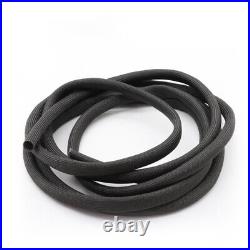 Black Braided Cable Sleeving Expandable Wire Harness Fiberglass Sheathing 1-30mm Black Braided Cable Sleeving Expandable Wire Harness Fiberglass Sheathing 1-30mm