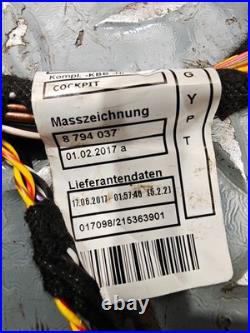 Bmw 3 Series F30 LCI Sat Nav Radio Wiring Loom Harness 6845738 8794037