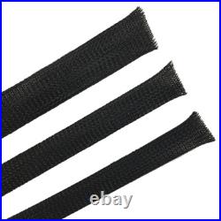 Braided Sleeving Braid Cable Wiring Harness Loom Protection-Black Ø1mm-Ø100mm