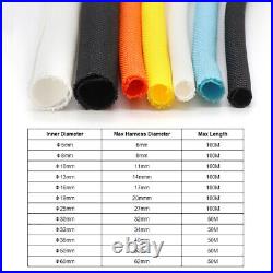 Braided Sleeving Self Closing -Braid Cable Wiring Harness Loom Protection 5-60mm Braided Sleeving Self Closing -Braid Cable Wiring Harness Loom Protection 5-60mm