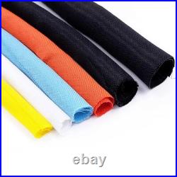 Braided Sleeving Self Closing -Braid Cable Wiring Harness Loom Protection 5-60mm Braided Sleeving Self Closing -Braid Cable Wiring Harness Loom Protection 5-60mm