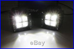 CREE LED Pod Light with Foglamp Bezels, Mounting Brackets, Wire For 07-13 Tundra
