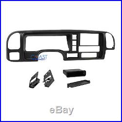 Car Radio Stereo Double Din Dash Kit Panel Wire Harness for 95-02 GM Truck SUV
