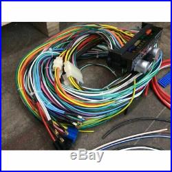 Complete 1973-87 Chevy C10 Pickup 24 Circuit Wiring Harness Wire Kit 15 Fuse K10