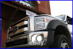 Complete CREE LED Fog Lights with Bezel Covers, Wirings For 2011-16 F250 F350 F450