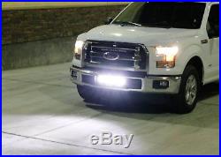 Complete Lower Bumper Grill Mount LED Light Bar System For 2015-up Ford F-150