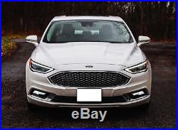 Complete OEM-Spec LED Fog Driving Lamps withBezel Wiring For 2017-up Ford Fusion