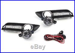 Direct Fit 6-LED Daytime Running Lights For 13-15 Nissan Sentra with Fog Opening