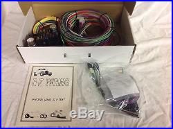 EZ Wiring 21 Circuit Universal Color Coded Harness Street Rat Hot Rod Chevy Ford