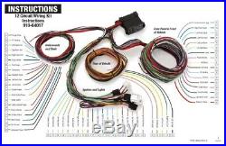 Eazy Wiring 12 Circuit Harness Kit Mini Fuse Box- Suit Hot Rod, Ford, Gm, Mopar