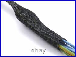 Expandable Braided Sleeving Braid Cable Wiring Harness Loom Protection Black Expandable Braided Sleeving Braid Cable Wiring Harness Loom Protection Black
