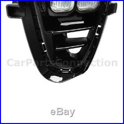 Fog Lights LED with Switch Wire Harness Black 4 Eyes DRL For Kia Sorento 19+