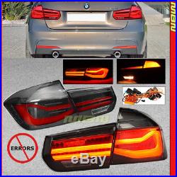 For 12-18 BMW LED M-Performance Black Line Tail Lights LCI with Coding Harness