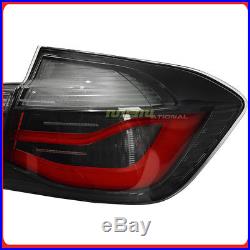 For 12-18 BMW LED M-Performance Black Line Tail Lights LCI with Coding Harness