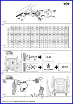 For Nissan NV400 Towbar Wiring Nov 2011 Apr 2022 + Prep 7 Pin DEDICATED Kit