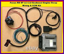 Ford Focus RS ST 2.3 2.0 Ecoboost Engine Swap wiring harness and ECU Kit Adapter