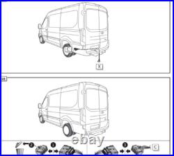 Ford Transit Tow Bar Wiring MK8 2.2L + Prep 2014 Apr 2016 7 Pin Electrics
