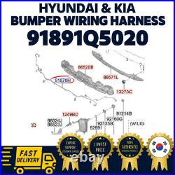 GENUINE OEM Hyundai Kia Front Bumper Wiring Harness FEM Female Seltos 91891Q5020