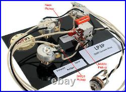 Gibson Les Paul Black Beauty 3 Pickup Wiring Harness Bourns CTS Switchcraft New