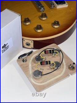 Gibson Les Paul Hand Wired Harness CTS & Bumblebee PIO Caps -Switchcraft
