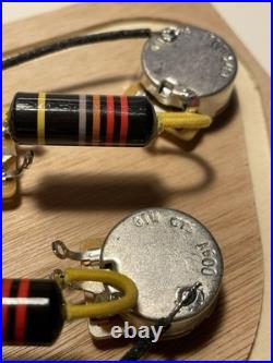Gibson Les Paul Hand Wired Harness CTS & Bumblebee PIO Caps -Switchcraft