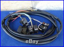 HANDLEBAR WIRING HARNESS WithBLACK SWITCHES FOR ALL HARLEY MODELS 1982-95 REPL OE