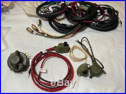 Harley 4736-42M 1942-45 WLA Premium Wiring Harness Kit with NOS Switches USA