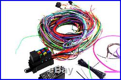Hot Rod Arc Eazy Wiring Harness Kit 12 Circuit Mini Fuse Box Suit Ford, Chev