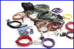 Hot Rod Eazy Wiring Harness 22 Circuit Complete A To Z + H/light & Dipper Switch