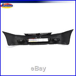 JDM Style Front Bumper Cover Grille Fog Lights Honda Accord 2003-2007 Kit Clear