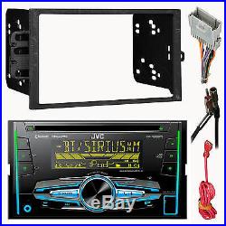 JVC Double Din Bluetooth USB CD Player Car Radio Install Mount Kit Wire Harness