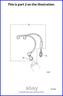 Jaguar Genuine High Tension Lead Kit Cable Wire Wiring Harness Connector JLM726