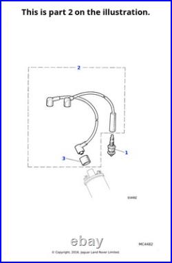 Jaguar Genuine High Tension Lead Kit Cable Wire Wiring Harness Connector JLM726